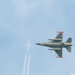 <i>F16 over Amager.</i><br>